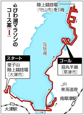 琵琶湖マラソンコース案