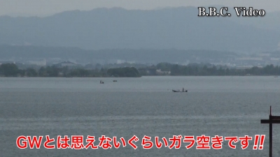 GW初日の琵琶湖南湖はガラ空きです!! #今日の琵琶湖（YouTubeムービー 22/04/29）