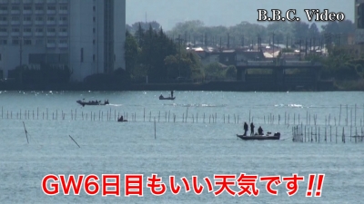 GW6日目も琵琶湖はいい天気!! 南湖北部にボートが多くなりました #今日の琵琶湖（YouTubeムービー 22/05/04）