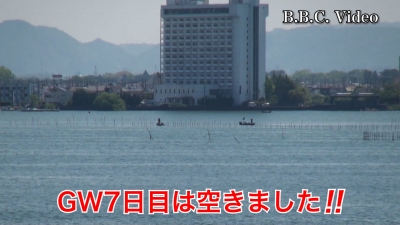 GW7日目は空きました!! 琵琶湖大橋西詰めから眺めた南湖 #今日の琵琶湖（YouTubeムービー 22/05/05）