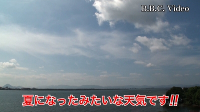 梅雨入り11日目の琵琶湖南湖は真夏みたいな天気です!! #今日の琵琶湖（YouTubeムービー 22/06/24）