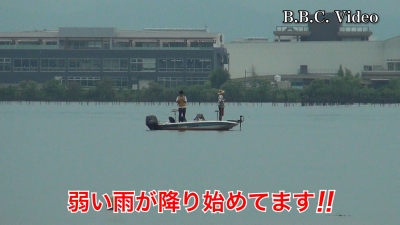 真野浜から眺めた琵琶湖北湖!! 雨続きでボートも立ち込み釣りもガラ空きです #今日の琵琶湖（YouTubeムービー 22/08/05）
