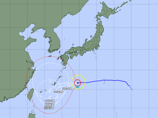 台風11号経路図（8月30日18時）