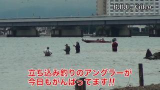 雨上がりの琵琶湖北湖!! 立ち込み釣りは濁りの境目狙い #今日の琵琶湖（YouTubeムービー 22/09/09）