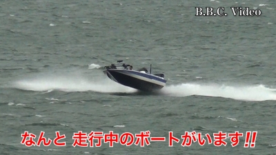 敬老の日の琵琶湖南湖は大荒れ!! それでも走行中のボートがいます#今日の琵琶湖（YouTubeムービー 22/09/19）