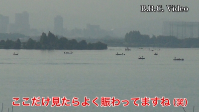 連休明けも秋晴れ!! 琵琶湖南湖はボートがパラパラ #今日の琵琶湖（YouTubeムービー 22/09/25）