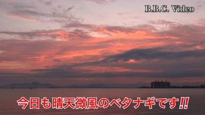 琵琶湖北湖の夜明け!! 真野浜も真野川河口も誰もいませ〜ん #今日の琵琶湖（YouTubeムービー 22/09/27）