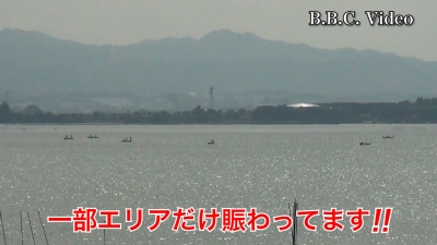 火曜日は5日ぶりの曇り空!! 琵琶湖南湖はボートがパラパラ #今日の琵琶湖（YouTubeムービー 22/10/04）