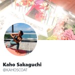 Kaho Sakaguchi（@KAHOSCOAT）