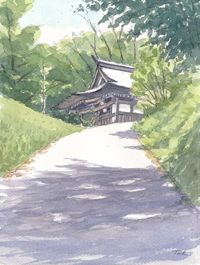 熊野神社（寺家ふるさと村）（合成縮小）