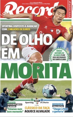 Sporting offer 2m for Santa Clara’s Hidemasa Morita