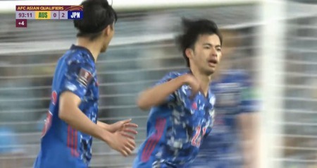 Australia 0 - [2] Japan - Kaoru Mitoma 90_4 goal