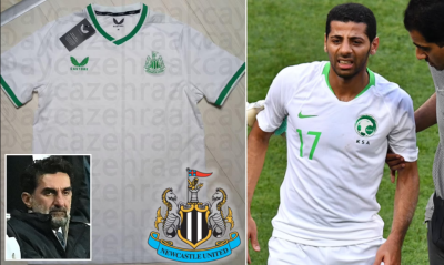 Newcastle set to wear Saudi Arabia-inspired away shirts as 2022-23 kit leaked