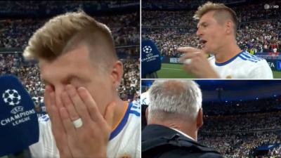 Furious Toni Kroos storms out of interview after winning #UCLfinal