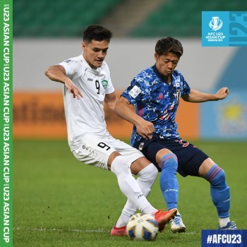 Amazing long range strike by Jasurbek Jaloliddinov (Uzbekistan) 1 - 0 Japan U23 - Asian Cup Semi-Finals Match