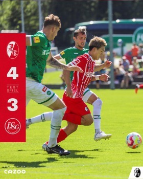 First match, first goal for Ritsu Doan with SC Freiburg