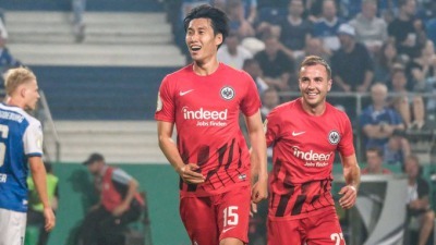 Magdeburg 0-1 Frankfurt Daichi Kamada goal