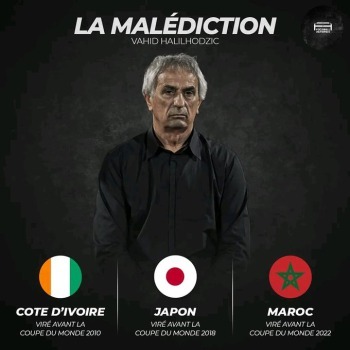 Moroccan FA set to sack head coach vahid halilhodzic