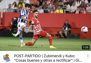 Kubo Take Girona 3-5 Sociedad goal assists