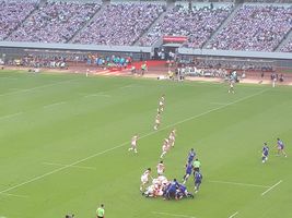 【写真】国立競技場で行われたラグビー日本代表VSフランス代表戦の様子