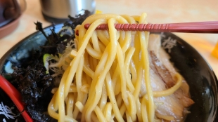 東横紫竹山　背脂味噌ラーメンＳＰ　麺