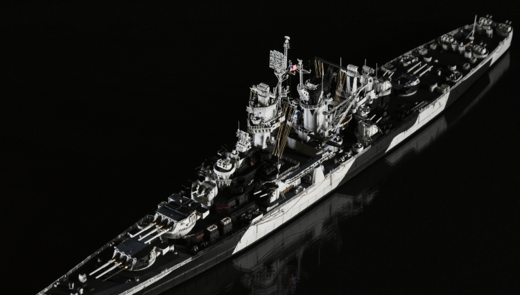 米海軍 大型巡洋艦『アラスカ』（USS CB-1 1944年11月～12月頃）2DSC_0335-1-(2)◆模型製作工房 聖蹟