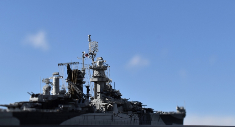 米海軍 大型巡洋艦『アラスカ』（USS CB-1 1944年11月～12月頃）DSC_0121 (2)-12-25野外撮影◆模型製作工房 聖蹟