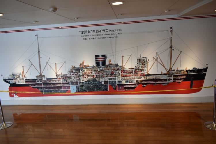 『日本郵船氷川丸』見学DSC_0443◆模型製作工房 聖蹟