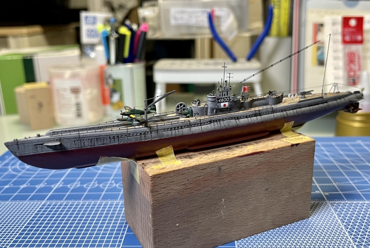 潜水艦 情景模型 ジオラマ制作 伊400をフルハルに変身FXasjUWVQAETUmj◆模型製作工房 聖蹟