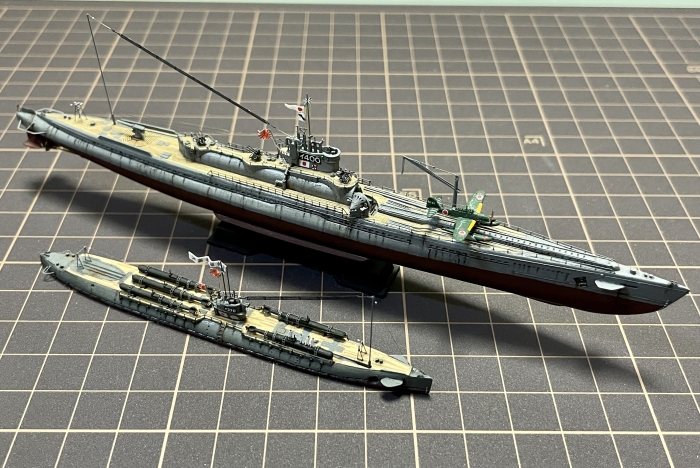 日本海軍 潜水艦 「伊-13・伊-14・伊-370・伊-400」 完成