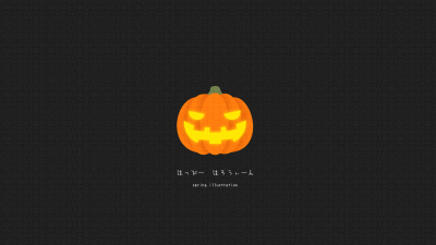 【ハロウィンかぼちゃ】ハロウィンのイラストPC壁紙・背景