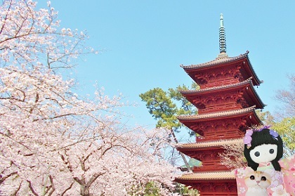桜の五重塔　2022
