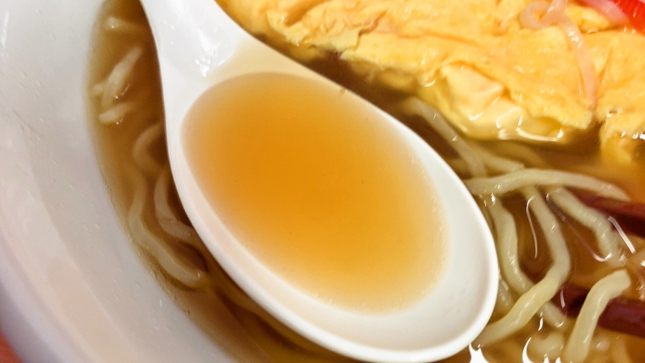 日高屋_天津麺_スープ